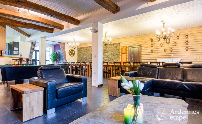 Ferienhaus Houffalize 30 Pers. Ardennen Schwimmbad Wellness