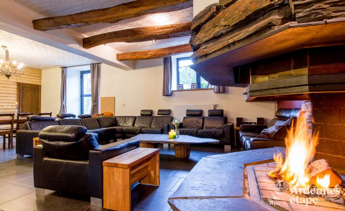 Ferienhaus Houffalize 30 Pers. Ardennen Schwimmbad Wellness