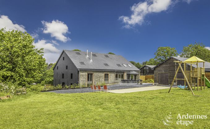 Luxusvilla Houffalize 18 Pers. Ardennen Schwimmbad Wellness Behinderten gerecht