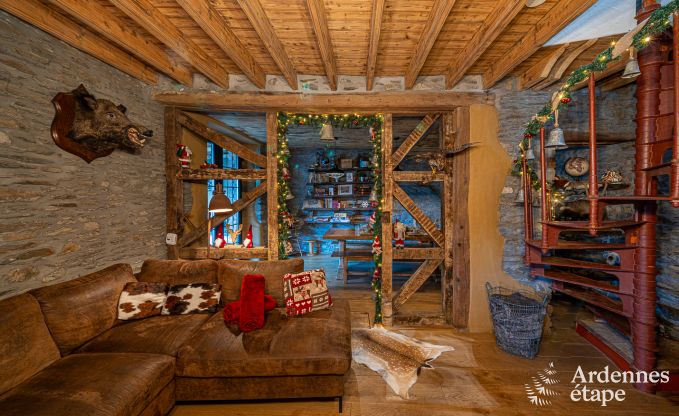 Einzigartiges Ferienhaus f�r 6 Personen in Houffalize, das ganze Jahr �ber in Weihnachtsstimmung!