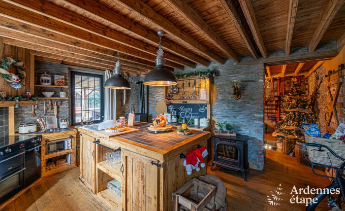 Einzigartiges Ferienhaus f�r 6 Personen in Houffalize, das ganze Jahr �ber in Weihnachtsstimmung!