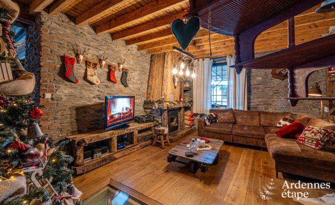 Einzigartiges Ferienhaus f�r 6 Personen in Houffalize, das ganze Jahr �ber in Weihnachtsstimmung!