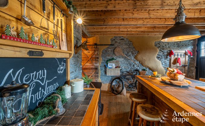 Einzigartiges Ferienhaus f�r 6 Personen in Houffalize, das ganze Jahr �ber in Weihnachtsstimmung!