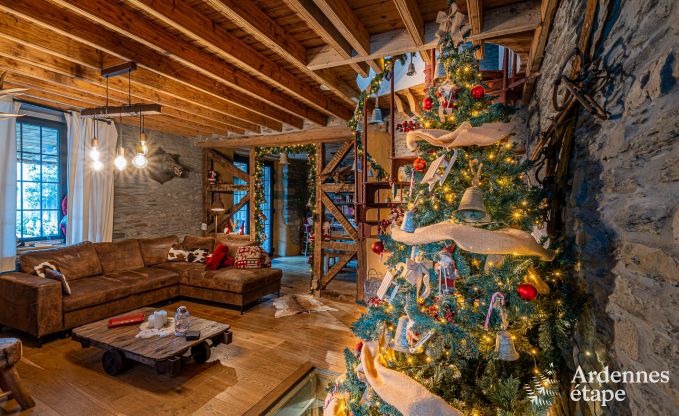 Einzigartiges Ferienhaus f�r 6 Personen in Houffalize, das ganze Jahr �ber in Weihnachtsstimmung!