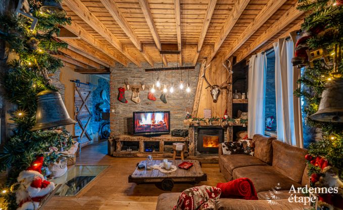 Einzigartiges Ferienhaus f�r 6 Personen in Houffalize, das ganze Jahr �ber in Weihnachtsstimmung!