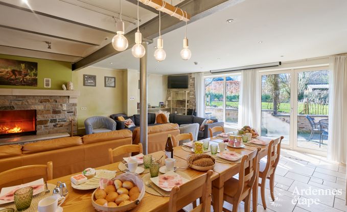 Luxusferienhaus in Jalhay fr 12 Personen mit Whirlpool, Spielzimmer und privatem Garten