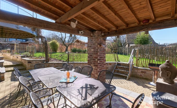 Luxusferienhaus in Jalhay fr 12 Personen mit Whirlpool, Spielzimmer und privatem Garten