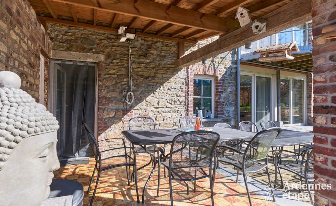 Luxusferienhaus in Jalhay fr 12 Personen mit Whirlpool, Spielzimmer und privatem Garten