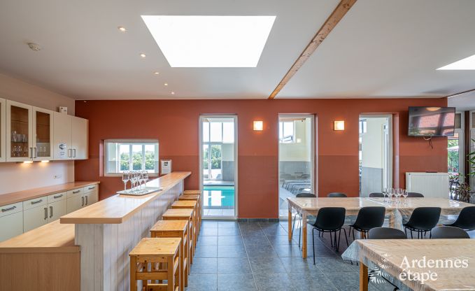 Ferienhaus La Roche-En-Ardenne 48 Pers. Ardennen Schwimmbad Wellness
