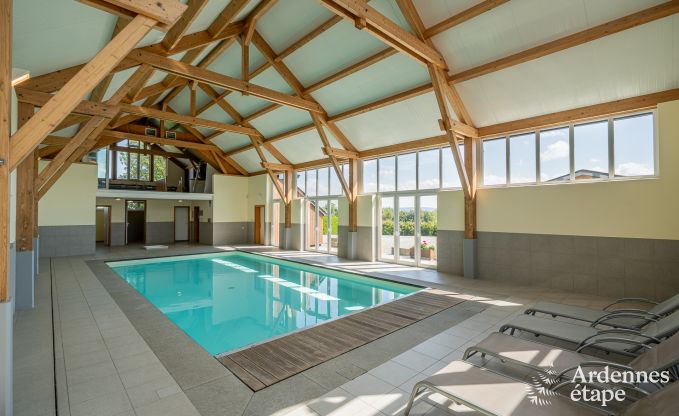 Ferienhaus La Roche-En-Ardenne 34 Pers. Ardennen Schwimmbad Wellness