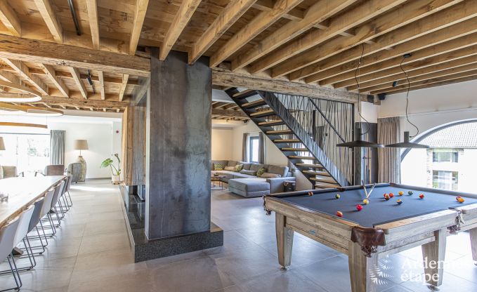 Luxusvilla 15 Pers. Rendeux Ardennen Schwimmbad Wellness Behinderten gerecht