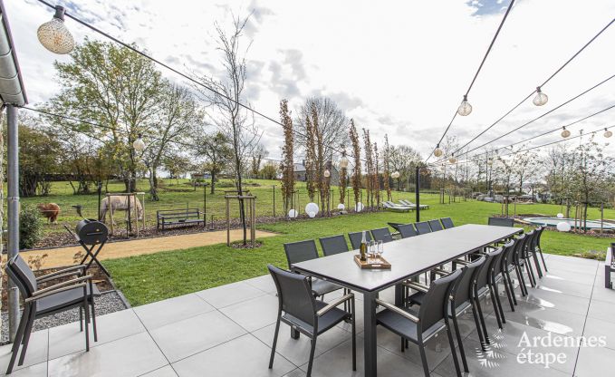 Luxusvilla 15 Pers. Rendeux Ardennen Schwimmbad Wellness Behinderten gerecht