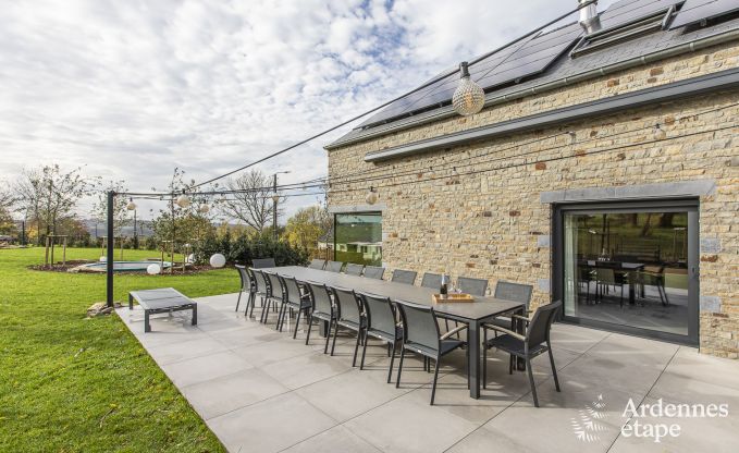 Luxusvilla 15 Pers. Rendeux Ardennen Schwimmbad Wellness Behinderten gerecht