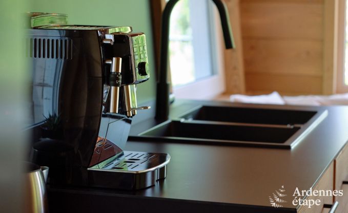 Ger�umiges Chalet am Wasser f�r 6 Personen mit Holzofen, Grill und privater Terrasse in La Roche-en-Ardenne