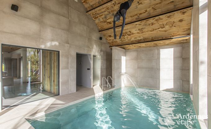 Luxusvilla 15 Pers. Rendeux Ardennen Schwimmbad Wellness Behinderten gerecht