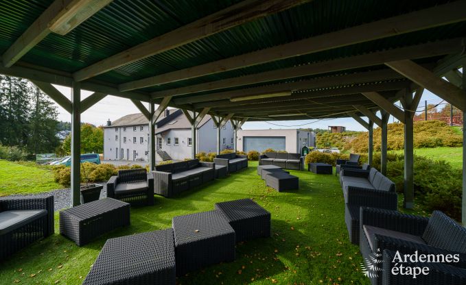 Ferienhaus in L�glise, Ardennen, 32 Personen, gro�er privater Garten, Sportanlagen, Spa, Spielzimmer, optimaler Komfort