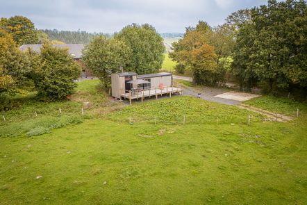 Tiny house fr 4 Personen in Lglise, gemtlicher Aufenthalt, Kochnische, Holzofen, Privatterrasse, Natur