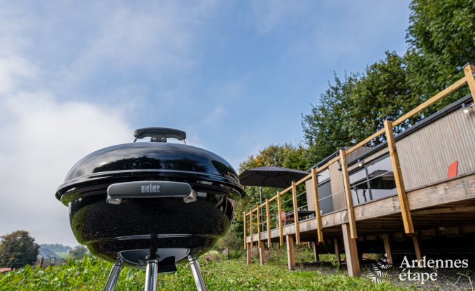 Charmantes Tiny House fr 4 Personen in Lglise mit Kochnische, Holzofen und Privatgarten
