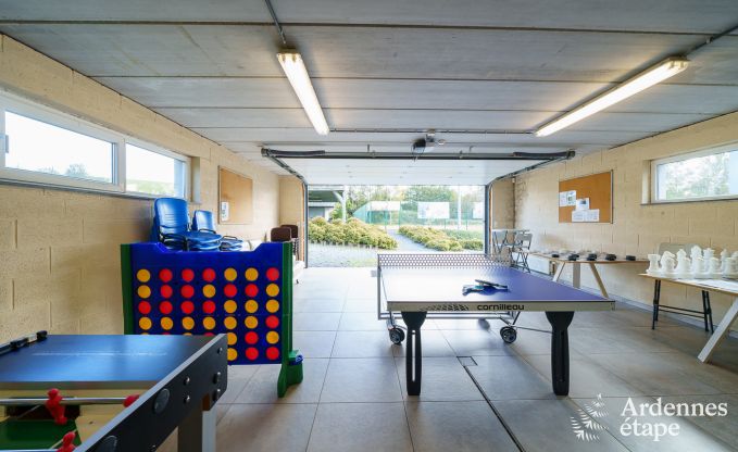 Ferienhaus in L�glise, Ardennen, 32 Personen, gro�er privater Garten, Sportanlagen, Spa, Spielzimmer, optimaler Komfort