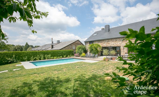 Ferienhaus Libin 9 Pers. Ardennen Schwimmbad Wellness