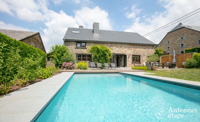 Ferienhaus Libin 9 Pers. Ardennen Schwimmbad Wellness