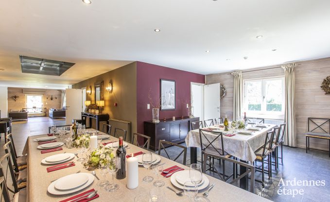Luxusvilla Libin 27 Pers. Ardennen Schwimmbad Wellness