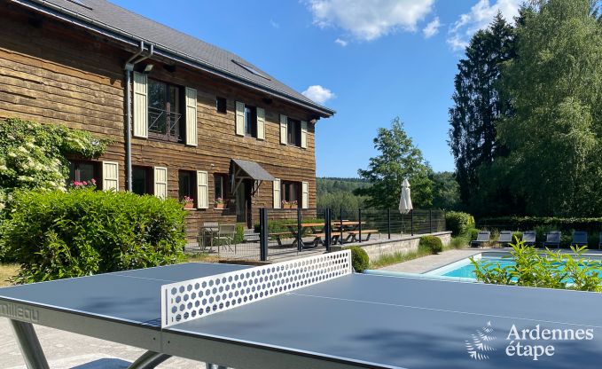 Luxusvilla Libin 27 Pers. Ardennen Schwimmbad Wellness