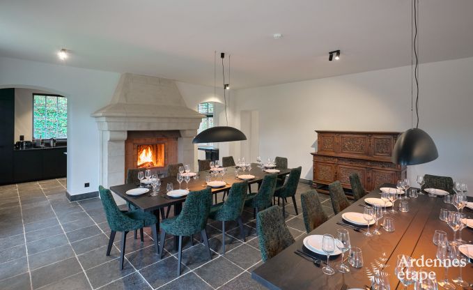 Schloss in Libin: eleganter Aufenthalt fr 40 Personen mit umfangreichen Annehmlichkeiten