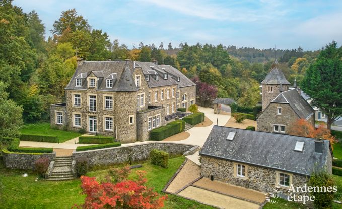 Schloss in Libin: eleganter Aufenthalt fr 40 Personen mit umfangreichen Annehmlichkeiten
