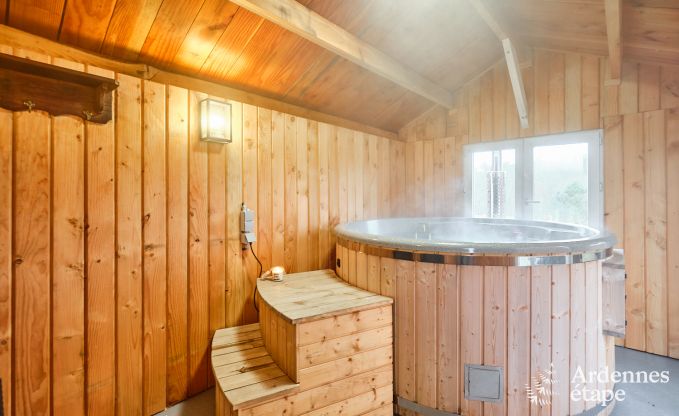 Ruhe garantiert in diesem charmanten Chalet f�r 4 Personen mit Whirlpool in der nat�rlichen Umgebung von Libin