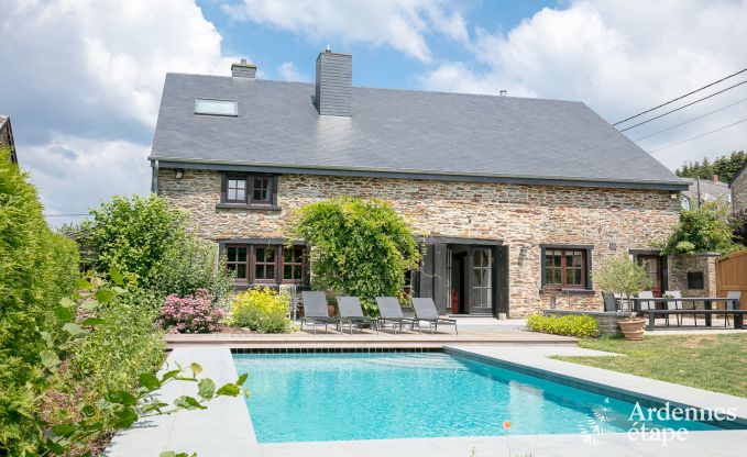 Ferienhaus Libin 9 Pers. Ardennen Schwimmbad Wellness