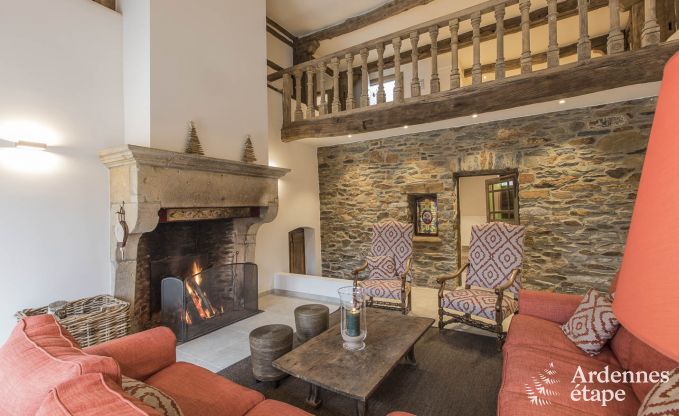 Ferienhaus Libin 9 Pers. Ardennen Schwimmbad Wellness