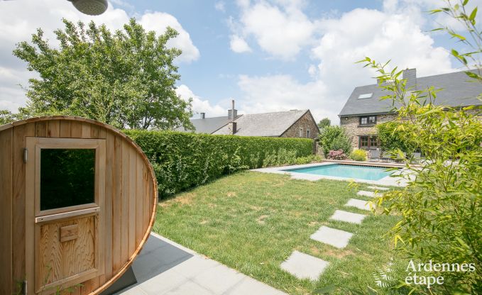 Ferienhaus Libin 9 Pers. Ardennen Schwimmbad Wellness