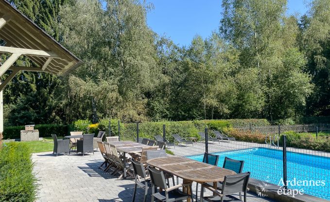 Luxusvilla Libin 27 Pers. Ardennen Schwimmbad Wellness