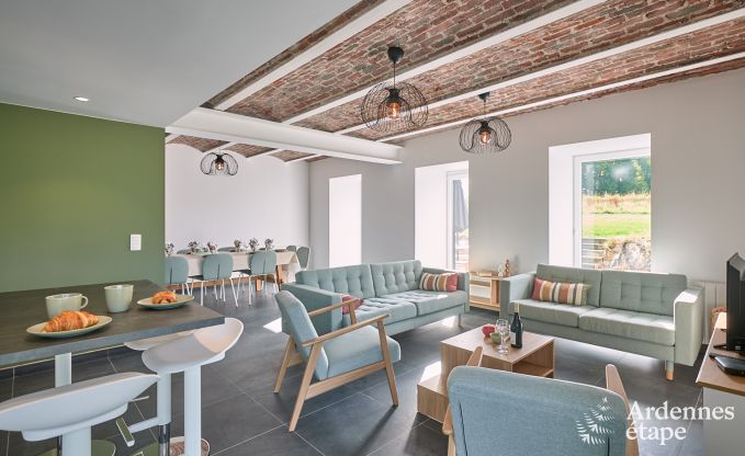 Ferienhaus in Libramont f�r 8 bis 10 Personen mit Spielzimmer, Terrasse und Garten in den Ardennen