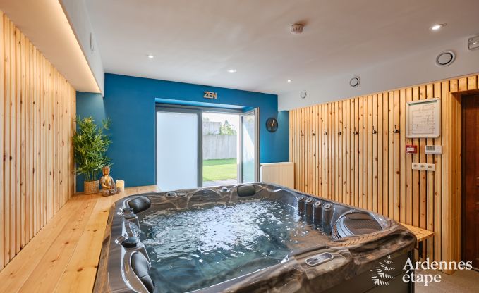 Ger�umiges Ferienhaus in Libramont f�r 22 Personen mit 9 Schlafzimmern, 8 Badezimmern, Jacuzzi, Sauna, Spielzimmer und Privatgarten