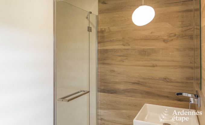 Ferienhaus f�r 15 Personen in Libramont mit Hallenbad, Sauna und privatem Garten am Wasser