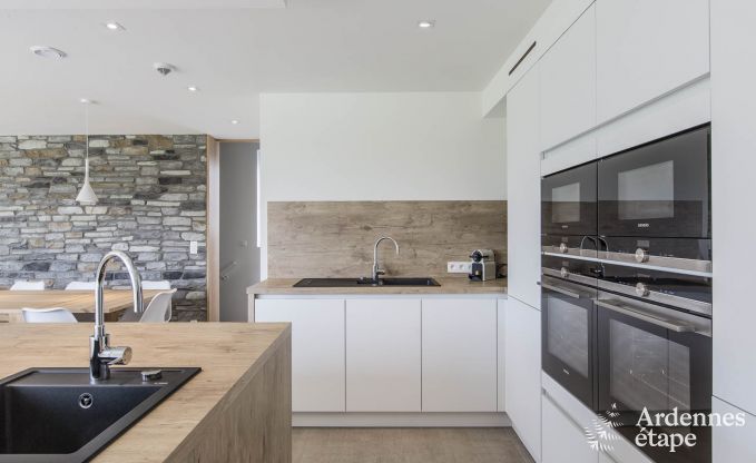 Ferienhaus f�r 15 Personen in Libramont mit Hallenbad, Sauna und privatem Garten am Wasser