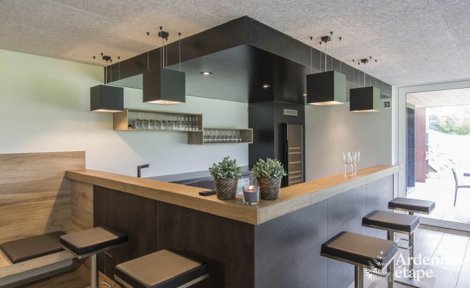 Ferienhaus f�r 15 Personen in Libramont mit Hallenbad, Sauna und privatem Garten am Wasser