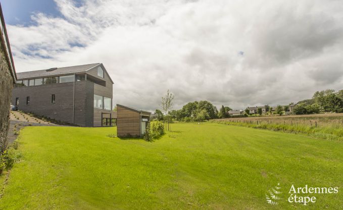 Ferienhaus f�r 15 Personen in Libramont mit Hallenbad, Sauna und privatem Garten am Wasser