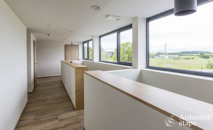 Ferienhaus f�r 15 Personen in Libramont mit Hallenbad, Sauna und privatem Garten am Wasser