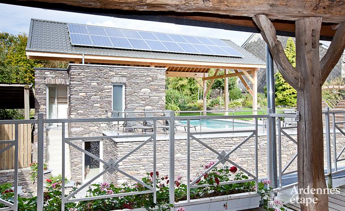 Ferienhaus Lierneux 28 Pers. Ardennen Schwimmbad Wellness