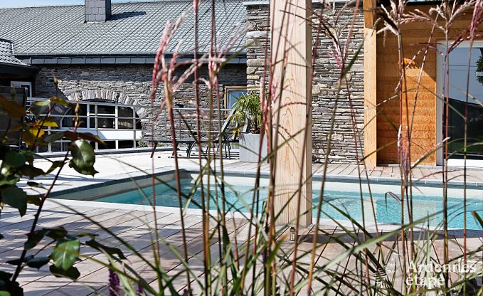 Ferienhaus Lierneux 14 Pers. Ardennen Schwimmbad Wellness