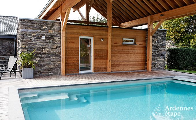 Ferienhaus Lierneux 14 Pers. Ardennen Schwimmbad Wellness