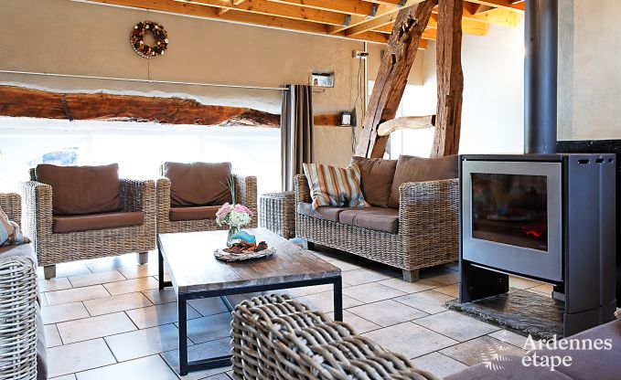 Ferienhaus Lierneux 14 Pers. Ardennen Schwimmbad Wellness