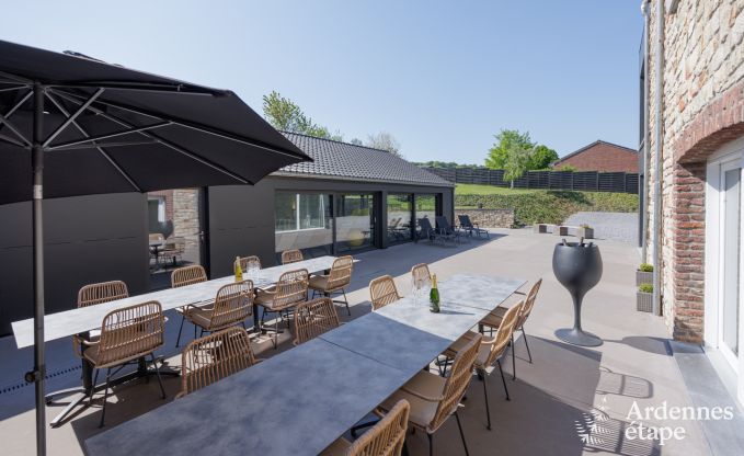 Ferienhaus Limbourg 18 Pers. Ardennen Schwimmbad Wellness Behinderten gerecht