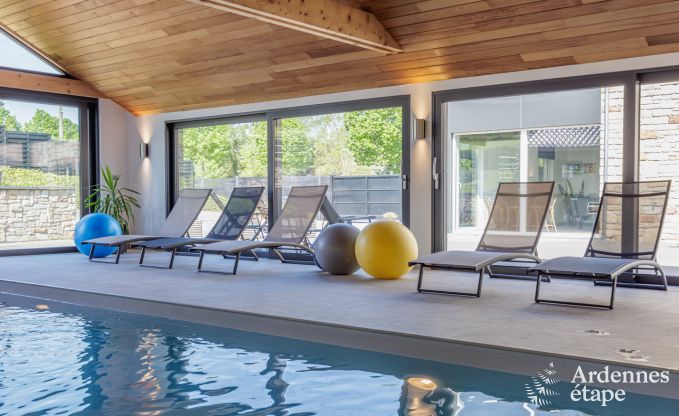Ferienhaus Limbourg 18 Pers. Ardennen Schwimmbad Wellness Behinderten gerecht