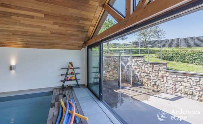 Ferienhaus Limbourg 18 Pers. Ardennen Schwimmbad Wellness Behinderten gerecht