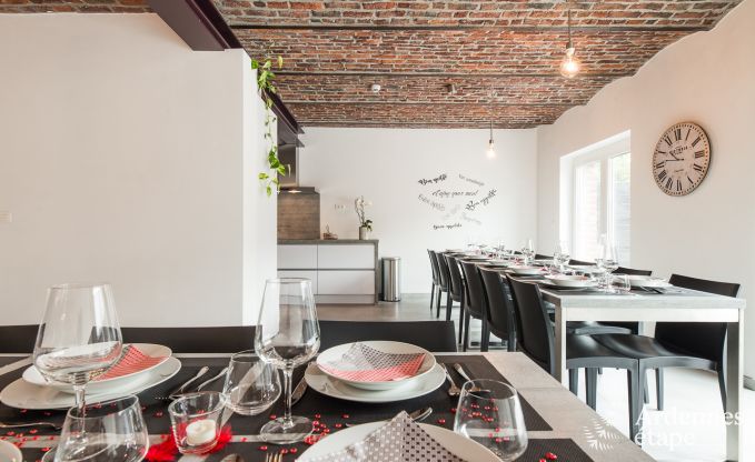 Ferienhaus Limbourg 18 Pers. Ardennen Schwimmbad Wellness Behinderten gerecht