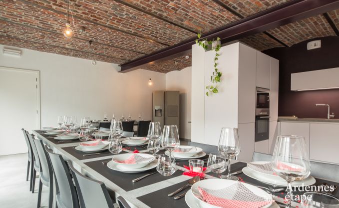 Ferienhaus Limbourg 18 Pers. Ardennen Schwimmbad Wellness Behinderten gerecht